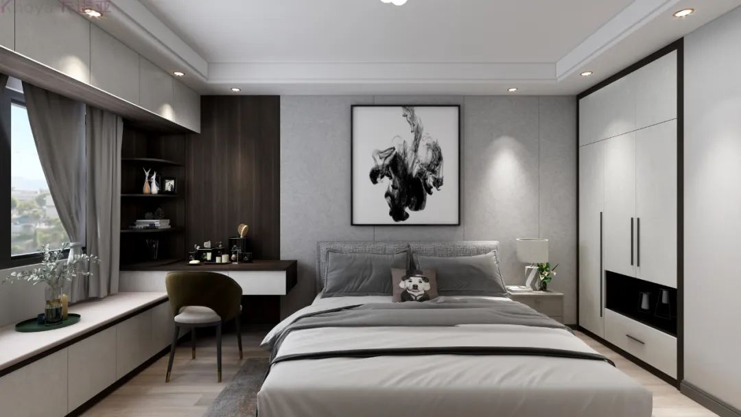 客廳做書柜、臥室設(shè)閱讀角