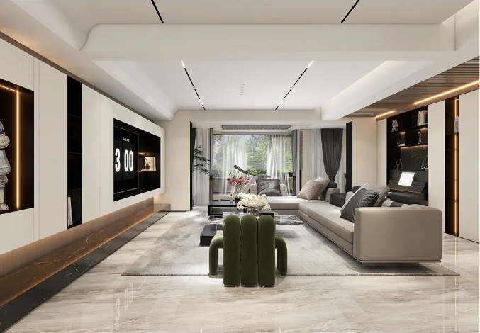 意式極簡(jiǎn)丨拒絕過度裝修，173㎡住出大平層的高級(jí)舒適感